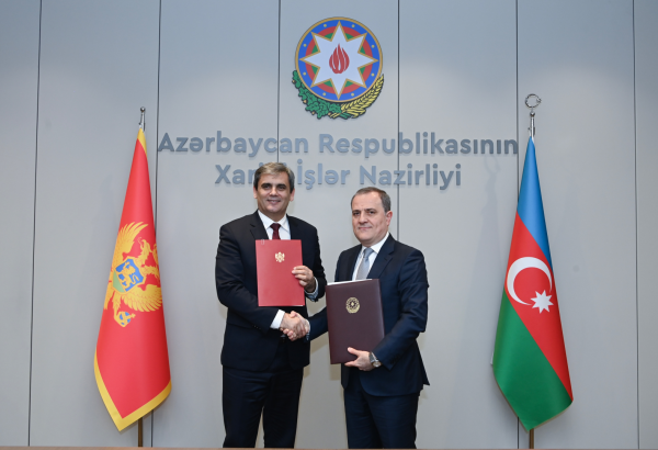 Azerbaijan and Montenegro sign memorandum of understanding (PHOTO)