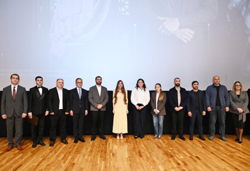 Head of Baku Media Center Arzu Aliyeva attends premiere of "Harmony" documentary (PHOTO)