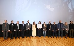 Head of Baku Media Center Arzu Aliyeva attends premiere of "Harmony" documentary (PHOTO)