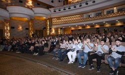 Head of Baku Media Center Arzu Aliyeva attends premiere of "Harmony" documentary (PHOTO)