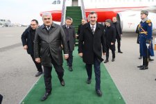 Türkiye's Vice President Cevdet Yilmaz arrives in Azerbaijan