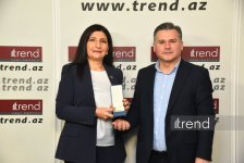 Trend News Agency awarded "150th Anniversary of Azerbaijani National Press" medal (PHOTO)
