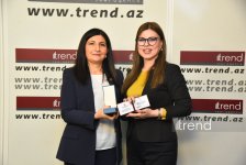 Trend News Agency awarded "150th Anniversary of Azerbaijani National Press" medal (PHOTO)