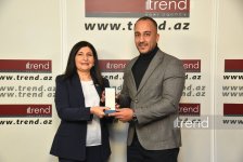 Trend News Agency awarded "150th Anniversary of Azerbaijani National Press" medal (PHOTO)