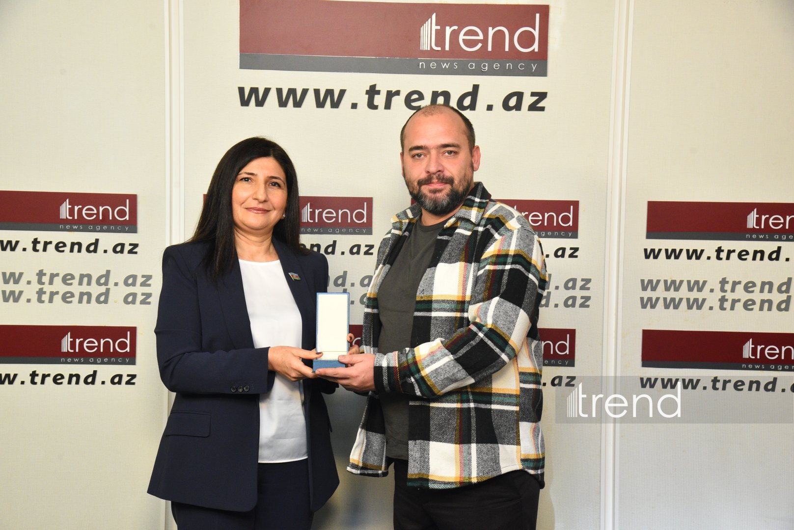 Trend News Agency awarded "150th Anniversary of Azerbaijani National Press" medal (PHOTO)