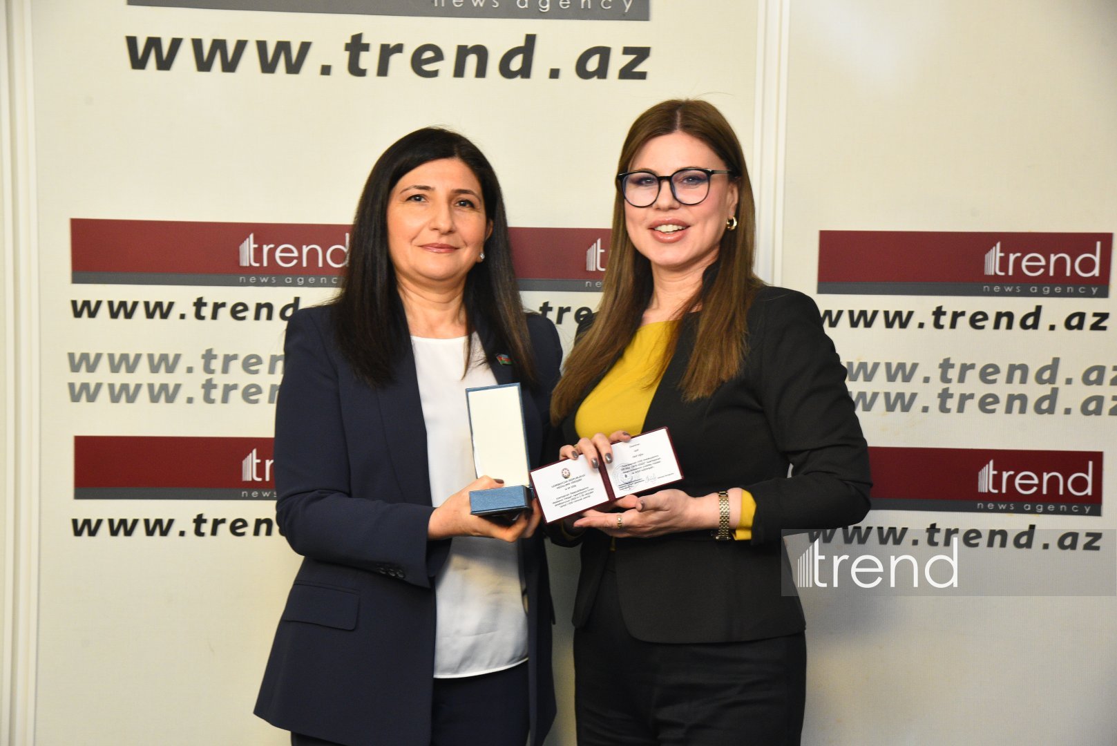 Trend News Agency awarded "150th Anniversary of Azerbaijani National Press" medal (PHOTO)
