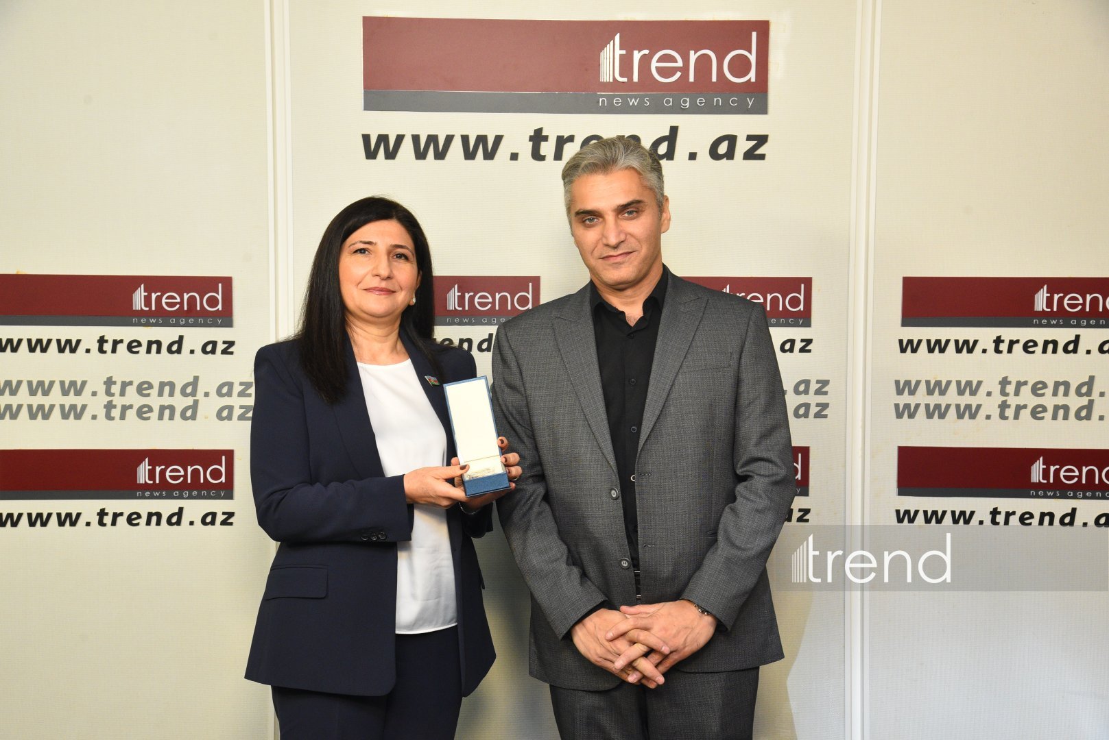 Trend News Agency awarded "150th Anniversary of Azerbaijani National Press" medal (PHOTO)