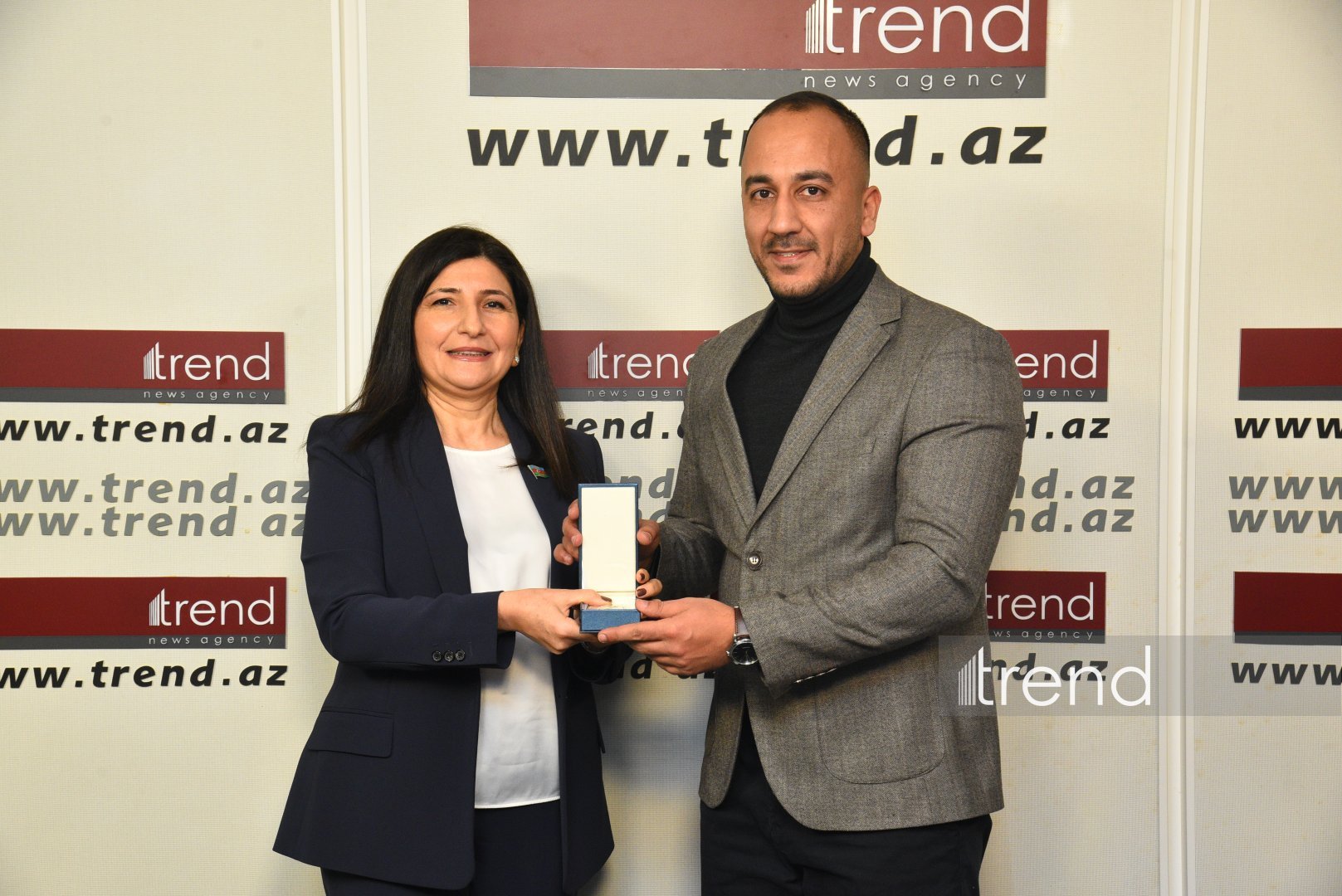 Trend News Agency awarded "150th Anniversary of Azerbaijani National Press" medal (PHOTO)