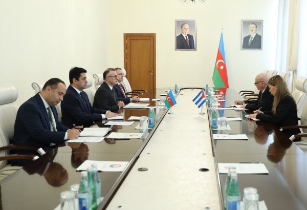 Azerbaijan, Cuba discuss healthcare cooperation (PHOTO)