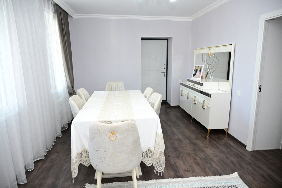 President Ilham Aliyev visits Karkijahan settlement in Khankendi (PHOTO)