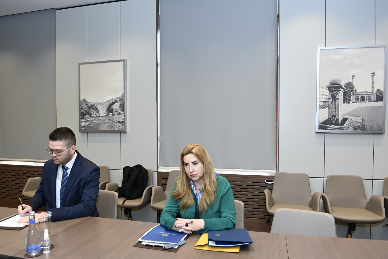 Azerbaijani FM meets with newly appointed Greek ambassador (PHOTO)