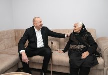 President Ilham Aliyev visits Karkijahan settlement in Khankendi (PHOTO)
