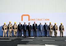 President Ilham Aliyev attends opening of metal electric pole production facility in Aghdam (PHOTO)