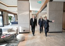 President Ilham Aliyev attends opening of Hilton Garden Inn hotel in Aghdam (PHOTO/VIDEO)