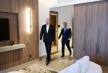 President Ilham Aliyev attends opening of Hilton Garden Inn hotel in Aghdam (PHOTO/VIDEO)