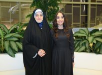 VP of Heydar Aliyev Foundation Leyla Aliyeva and Iranian President's daughter Zahra Pezeshkian visit exhibition "My Seas, My Oceans" (PHOTO)