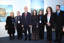 VP of Heydar Aliyev Foundation Leyla Aliyeva and Iranian President's daughter Zahra Pezeshkian visit exhibition "My Seas, My Oceans" (PHOTO)