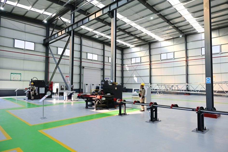 President Ilham Aliyev attends opening of metal electric pole production facility in Aghdam (PHOTO)