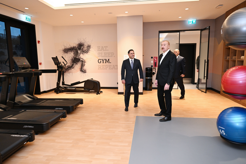 President Ilham Aliyev attends opening of Hilton Garden Inn hotel in Aghdam (PHOTO/VIDEO)