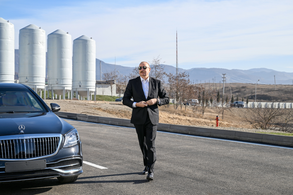 President Ilham Aliyev attends opening of office furniture and furniture accessories production facility in Ballija village of Khojaly (PHOTO)