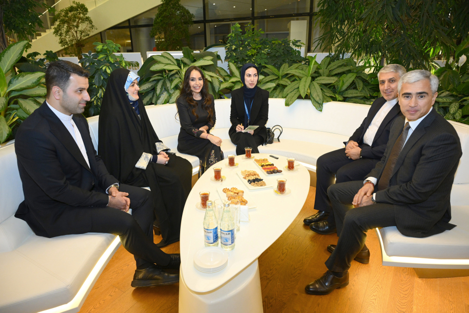 VP of Heydar Aliyev Foundation Leyla Aliyeva and Iranian President's daughter Zahra Pezeshkian visit exhibition "My Seas, My Oceans" (PHOTO)