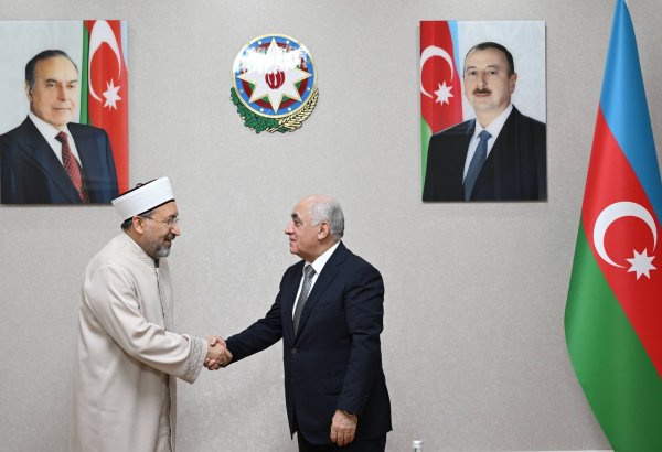 Azerbaijani PM, Turkish Religious Head engage in talks on collaborative interests