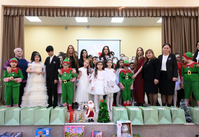 VP of Heydar Aliyev Foundation Leyla Aliyeva, Arzu Aliyeva, and Alena Aliyeva visit Special Boarding General Education School No. 5 in Baku (PHOTO)