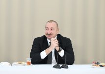 President Ilham Aliyev, First Lady Mehriban Aliyeva attend opening of second residential complex in Aghdam, meet with residents (PHOTO/VIDEO)