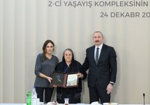 President Ilham Aliyev, First Lady Mehriban Aliyeva attend opening of second residential complex in Aghdam, meet with residents (PHOTO/VIDEO)