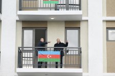 President Ilham Aliyev, First Lady Mehriban Aliyeva attend opening of second residential complex in Aghdam, meet with residents (PHOTO/VIDEO)