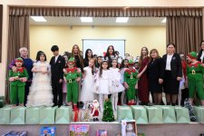 VP of Heydar Aliyev Foundation Leyla Aliyeva, Arzu Aliyeva, and Alena Aliyeva visit Special Boarding General Education School No. 5 in Baku (PHOTO)