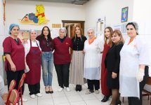 VP of Heydar Aliyev Foundation Leyla Aliyeva, Arzu Aliyeva, and Alena Aliyeva visit Special Boarding General Education School No. 5 in Baku (PHOTO)