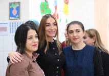 VP of Heydar Aliyev Foundation Leyla Aliyeva, Arzu Aliyeva, and Alena Aliyeva visit Special Boarding General Education School No. 5 in Baku (PHOTO)