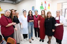 VP of Heydar Aliyev Foundation Leyla Aliyeva, Arzu Aliyeva, and Alena Aliyeva visit Special Boarding General Education School No. 5 in Baku (PHOTO)