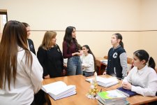 VP of Heydar Aliyev Foundation Leyla Aliyeva, Arzu Aliyeva, and Alena Aliyeva visit Special Boarding General Education School No. 5 in Baku (PHOTO)