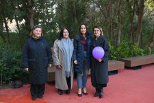 VP of Heydar Aliyev Foundation Leyla Aliyeva attends festivity for children at Central Botanical Garden (PHOTO)