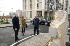 President Ilham Aliyev, First Lady Mehriban Aliyeva attend opening of second residential complex in Aghdam, meet with residents (PHOTO/VIDEO)