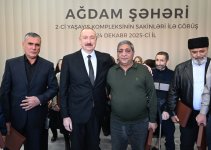 President Ilham Aliyev, First Lady Mehriban Aliyeva attend opening of second residential complex in Aghdam, meet with residents (PHOTO/VIDEO)