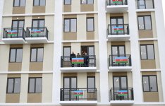 President Ilham Aliyev, First Lady Mehriban Aliyeva attend opening of second residential complex in Aghdam, meet with residents (PHOTO/VIDEO)