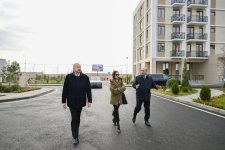 President Ilham Aliyev, First Lady Mehriban Aliyeva attend opening of second residential complex in Aghdam, meet with residents (PHOTO/VIDEO)