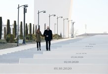 President Ilham Aliyev, First Lady Mehriban Aliyeva attend inauguration of Victory Park in Khankendi (PHOTO/VIDEO)