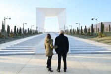 President Ilham Aliyev, First Lady Mehriban Aliyeva attend inauguration of Victory Park in Khankendi (PHOTO/VIDEO)