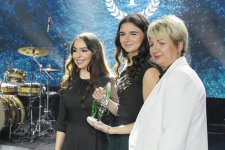 VP of Heydar Aliyev Foundation Leyla Aliyeva and Head of Baku Media Center Arzu Aliyeva attend Gala Ceremony regarding year's sports results