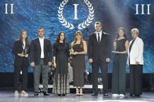 VP of Heydar Aliyev Foundation Leyla Aliyeva and Head of Baku Media Center Arzu Aliyeva attend Gala Ceremony regarding year's sports results