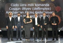 VP of Heydar Aliyev Foundation Leyla Aliyeva and Head of Baku Media Center Arzu Aliyeva attend Gala Ceremony regarding year's sports results
