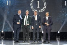 VP of Heydar Aliyev Foundation Leyla Aliyeva and Head of Baku Media Center Arzu Aliyeva attend Gala Ceremony regarding year's sports results