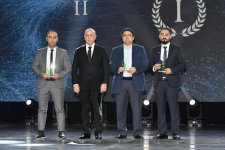 VP of Heydar Aliyev Foundation Leyla Aliyeva and Head of Baku Media Center Arzu Aliyeva attend Gala Ceremony regarding year's sports results