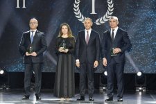 VP of Heydar Aliyev Foundation Leyla Aliyeva and Head of Baku Media Center Arzu Aliyeva attend Gala Ceremony regarding year's sports results