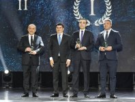 VP of Heydar Aliyev Foundation Leyla Aliyeva and Head of Baku Media Center Arzu Aliyeva attend Gala Ceremony regarding year's sports results