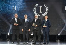 VP of Heydar Aliyev Foundation Leyla Aliyeva and Head of Baku Media Center Arzu Aliyeva attend Gala Ceremony regarding year's sports results